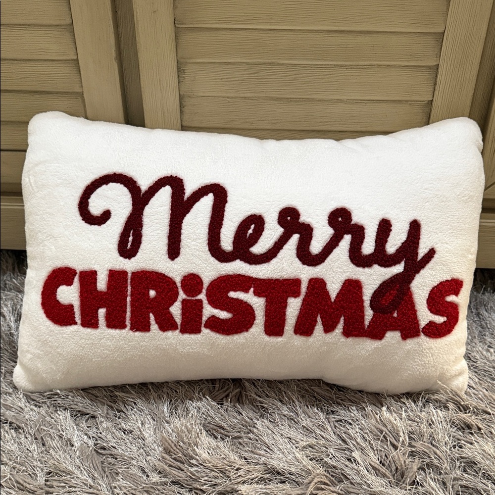 Target Holiday Pillow - Red and White